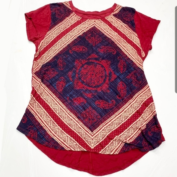 Lucky Brand Tops - Lucky Brand Bandana Print Tee